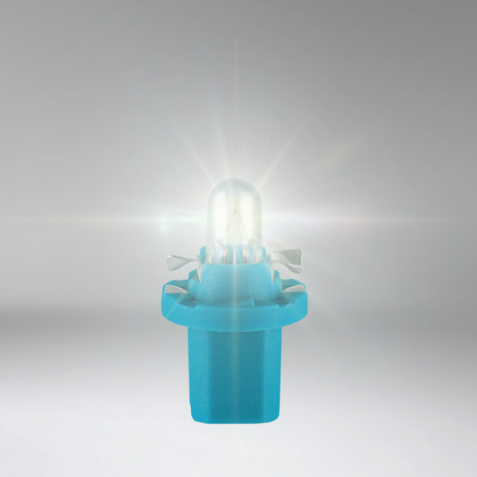 OSRAM 12V 1,2W Duylu Dipsiz Mavi Gösterge Ampulü