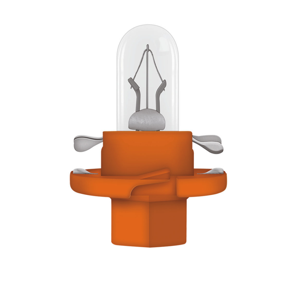 OSRAM 12V 1,2W Duylu Dipsiz Turuncu Gösterge Ampulü