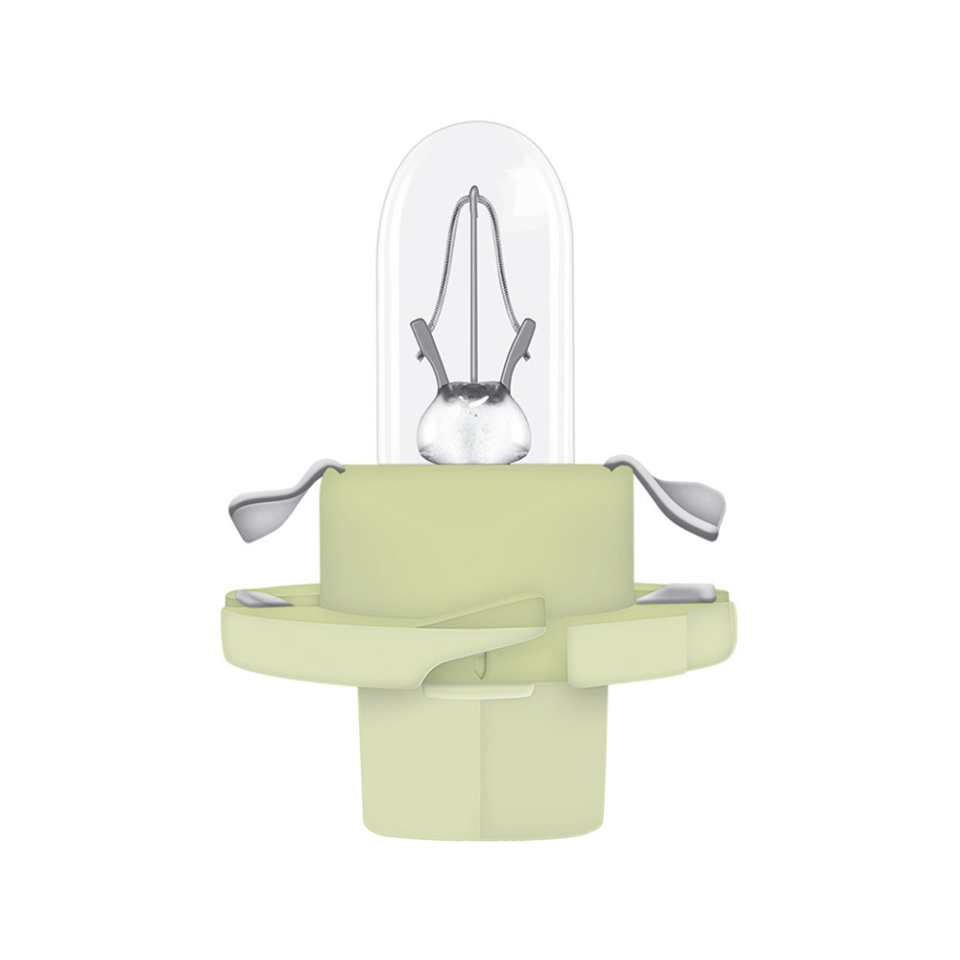 OSRAM 12V 2W Duylu Dipsiz Küçük Yeşil Gösterge Ampulü