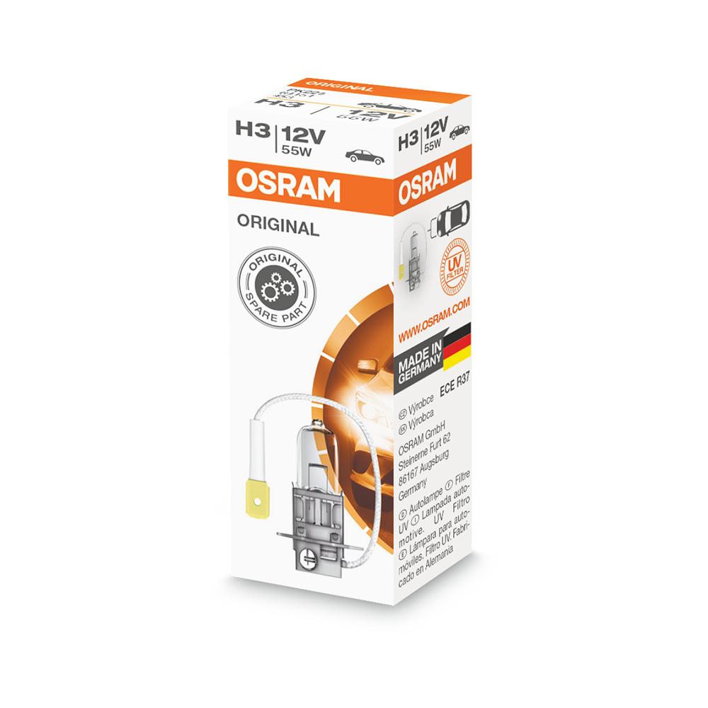 OSRAM 12V H3 55W Standart Işık Halojen Ampul