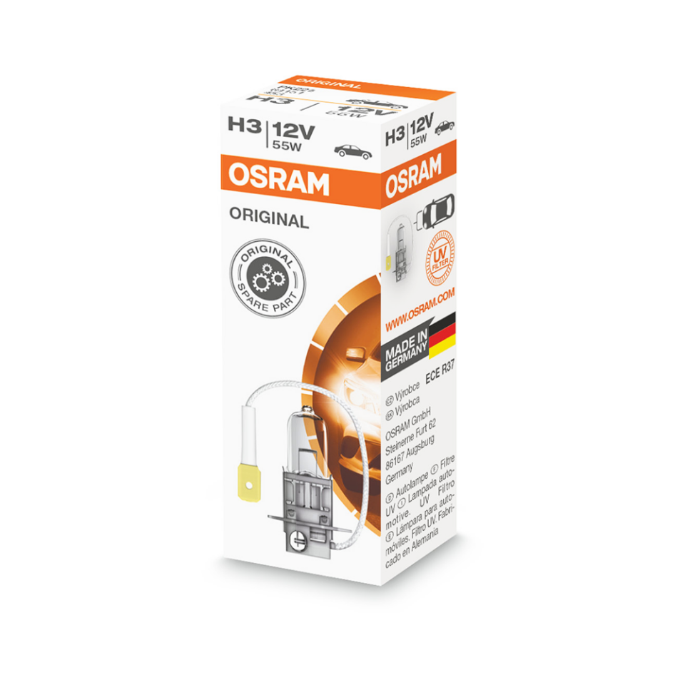 OSRAM 12V H3 55W Standart Işık Halojen Ampul