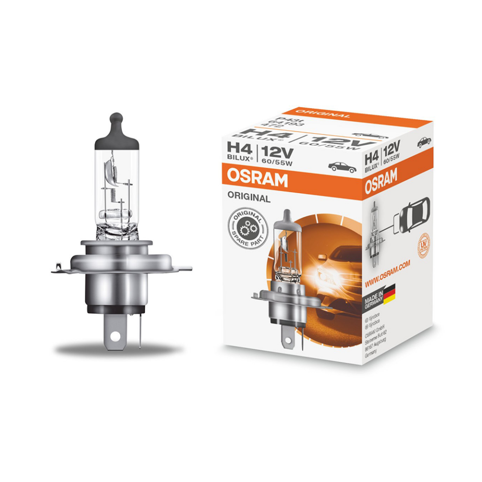 OSRAM 12V H4 60/55W Standart Işık Halojen Ampul