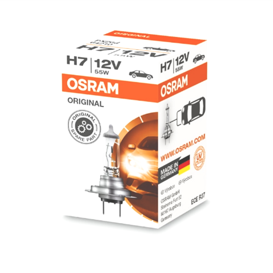 OSRAM 12V H7 55W Standart Işık Halojen Ampul