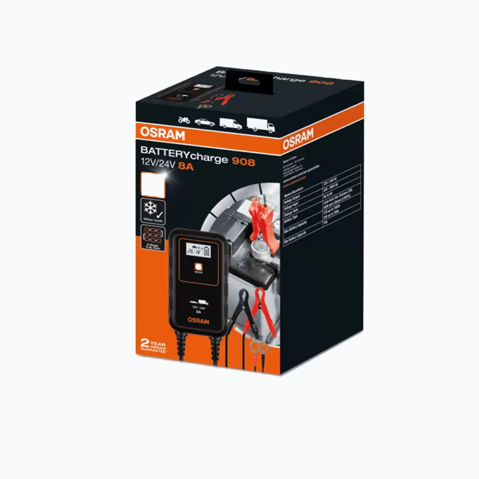 OSRAM BATTERYcharge 908 8A AKÜ ŞARJ CİHAZI 12V/24V