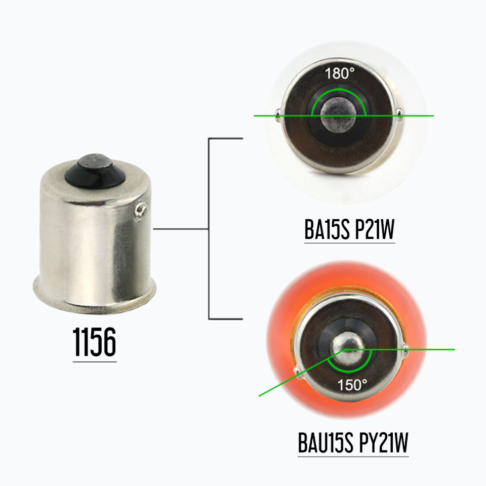 GLR P21W 93 Tek Duy Ampul 12V 21W Düz Tırnak