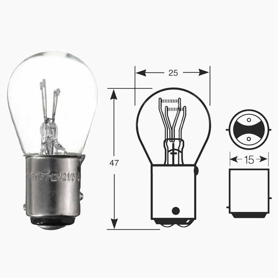 GLR P21/5W 1016 Çift Duy Ampul 12V 21/5W